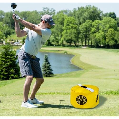 Train Gesture Golf Training Aids Swing Trainer Bags for Power Smash Hitting Waterproof Impact