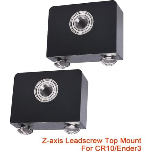 3D Printer Parts Z-axis Leadscrew Top Mount Aluminum Mounting Bracket For CR10 ender 3 Metal Bearing Holder Leveling Fixed Nut