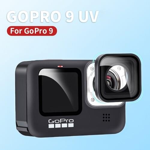 For GoPro 9 UV Filter Lens Cover Protector Repair Part For Go Pro Hero 9 Hero9 Black Sport Camera Accessories