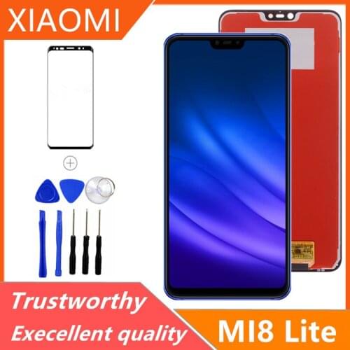 Original LCD For Xiaomi Mi 8 Lite LCD Display Touch Screen Digitizer Assembly With Frame For Xiaomi Mi8 Lite Mi 8X LCD