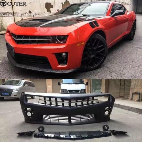 ZL1 PP Upainted Front bumper racing grills Car body kit for Chevrolet Camaro ZL1 10-14