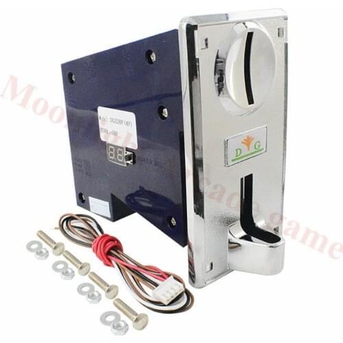 1PC/Lot DG528F 6 Values Programmable Multi coin selector coin acceptor validator for game machine vending machine