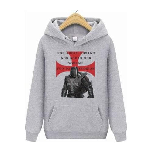 2021 Knights Templar Hoodies Print Sweatshirts Warm Hip Hop style Clothes Men Pullover Hoodie Jacket Plus Size hoodies S-4XL