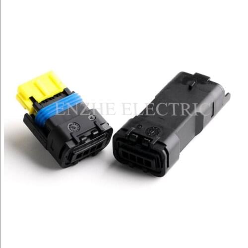 211PC042S4021 car Reversing image intake pressure sensor plug 4 pin female taillight Connector PA66 DJ7047C-1.5-21