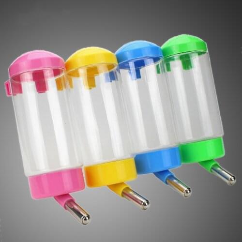 400ML Plastic Hamster Drinker Water Bottle Dispenser Feeder Hanging Pet Dog Pig Squirrel Rabbit Drinking Head Pipe Fountain