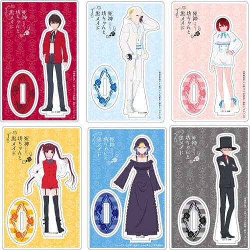 Anime Shinigami Bocchan to Kuro Maid Alice Cartoon Acrylic Stand Figure Model Plate Tabletop Decor Cosplay