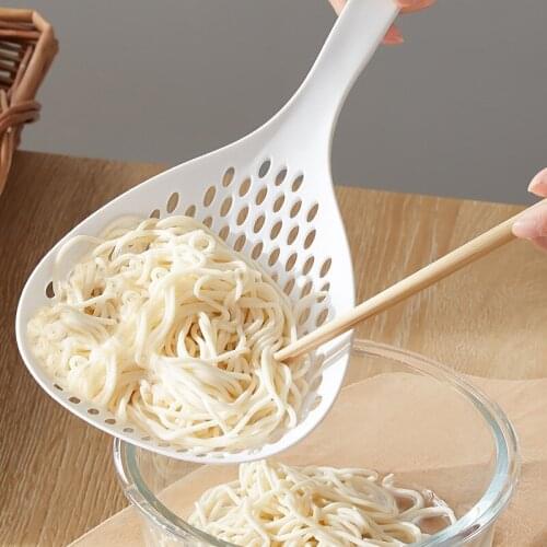 Large Colander Long Handle To Fish Dumplings Noodle Spoons Household Kitchen Hot Pot Spicy And Spicy Filter Mesh Sieve Tools
