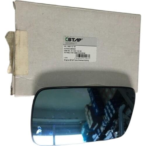 BTAP - Door Mirror Glass-Right (for BMW: E34-E36-E46) (OEM No:51168119162)