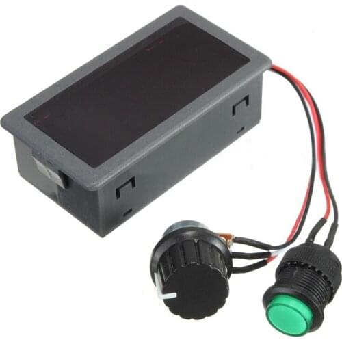 DC 6-30V 12V 24V Max 8A PWM 16kHz Motor Speed Controller Digital Display Switch