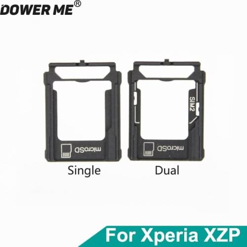 Dower Me SIM MicroSD SD Card Holder Reader Sim Tray Slot For Sony Xperia XZ Premium XZP G8142 G8141