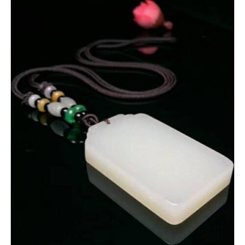 Exquisite Hetian Jade Pendant h4