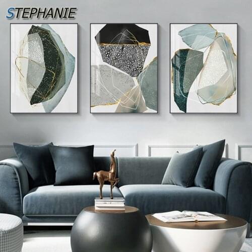 Nordic Style Triple Canvas Painting Fashion Posters and Prints Modern Wall Pictures for Living Room Minimalist Wall Art Decor HD