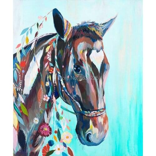 Hot new products for 2015 canvas paintings abstract oil paintings abstract horse painting oil painting on canvas for home decor