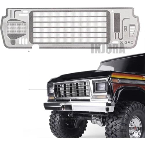 INJORA Metal Inlet Grille Cover for 1/10 RC Crawler TRAXXAS TRX4 Bronco 82046-4
