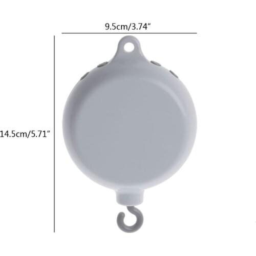 35 Songs Baby Mobile Crib Bed Bell Toy USB Bluetooth Music Box Bell Crib Toy D0AF