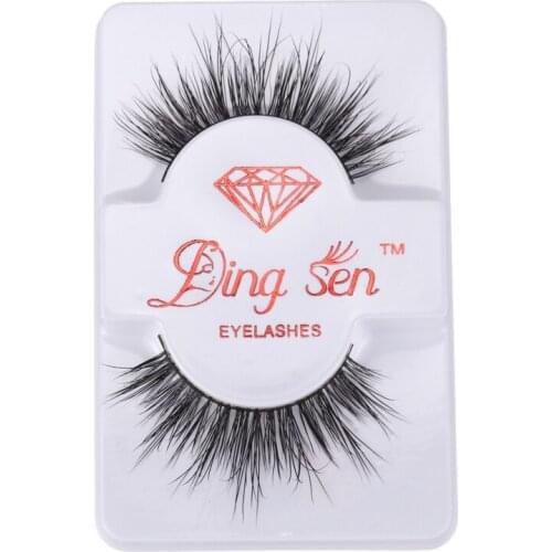 DINGSEN Natural Thick Eye Lashes Makeup False Fake Eyelashes Extension
