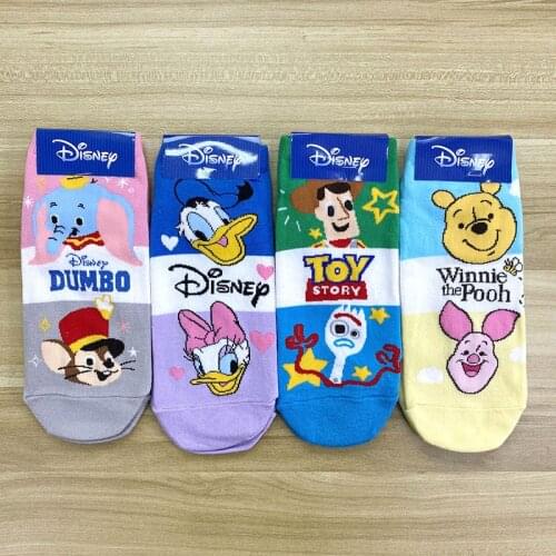 Disney Cartoon Mickey Mouse Socks Donald Duck Judy Pige Pig Daisy Socks Fashion Cotton Socks