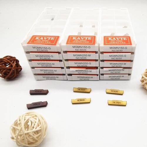 NEW 10PCS MGMN150 MGMN200 MGMN300 MGMN400 NC3020 NC3030 PC9030 Turning Inserts CNC Diamond Lathe Cutter Grooving Blade Tool