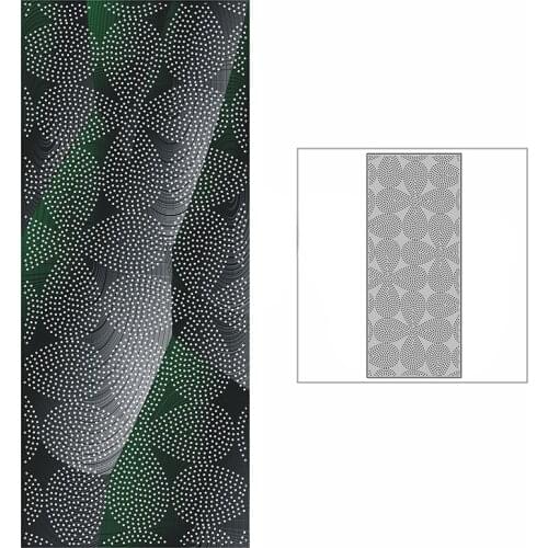 New Slim Spotted Four Leaf Clover Background Plate 2021 Metal Cutting Dies for DIY Scrapbooking and Card Making Embossing Craft