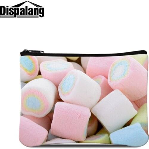 New Designer Marshmallow Patterns DIY Image Wallet High Quality Luxury Women Short Coin Purses for Girls Clutch Bags No Box