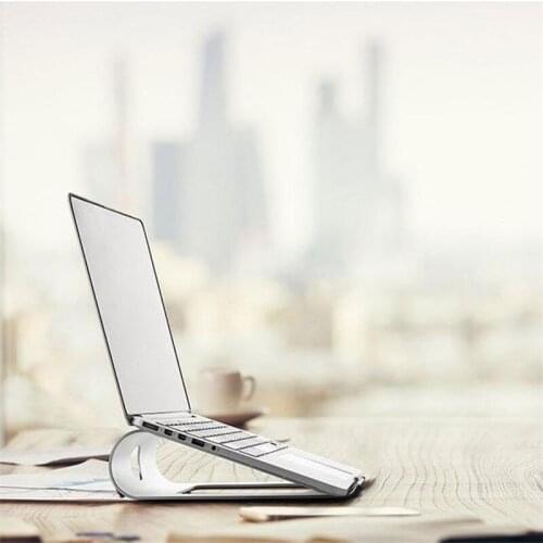 Portable Notebook Computer Stand Movable Aluminum Alloy Computer Stand Cooling Base Car Computer Stand