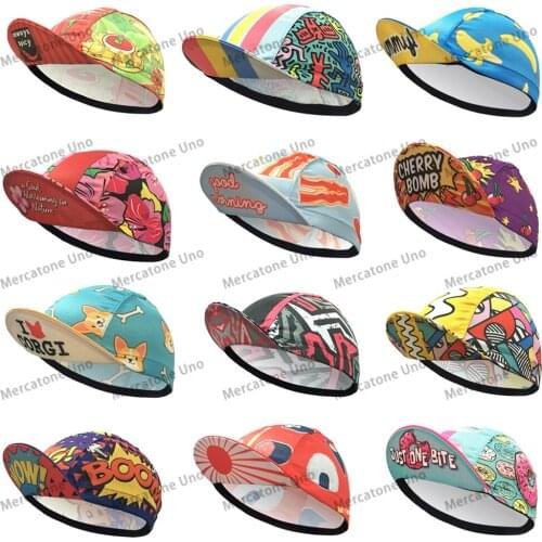 Boom Banana Sushi Donut Corji Cycling Cap Gorra Ciclismo Men&Women Bike Caps Skiing Raceing Sports Hats 14 style