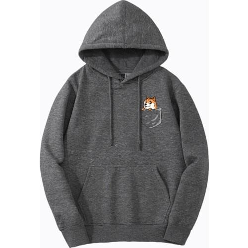 Shiba Confessions Hoodies For Men Kabosu Animal Print Hoody Doge Funny New Style Hoodies Mens Daily Casual Autumn Sweatshirt