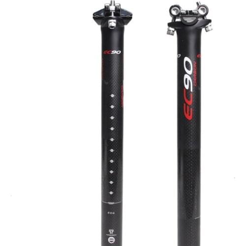 Ultra-light Full Carbon Fiber 27.2/30.8/31.6mmx350/400mm Seat Tube Bicycle Seat Post Connector Seatpost Rod Carbon Seatpost