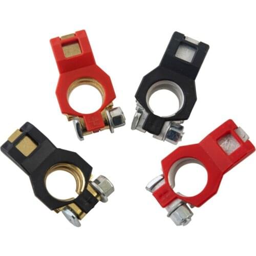 Universal Car Quick Release Battery Terminals Connector Clamps Auto Black Red