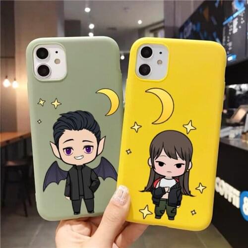 Degenerate angel Lucifer Candy yellow TPU phone case For iphone 6S 7 8 Plus X XR XSMax 11pro12pro MAX 1SE American TV soft cover