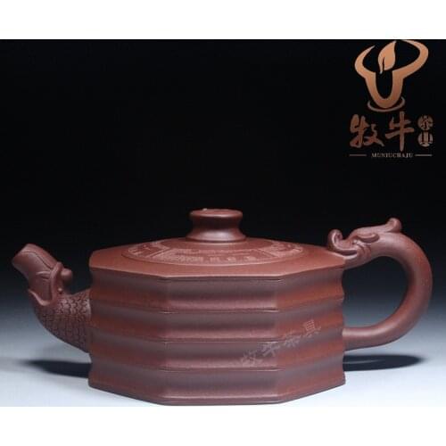 Yixing cement leading ore Qing 170 ml of high-grade gossip teapot tea set custom gift