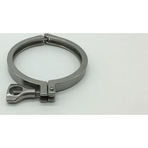Free shipping 5" Sanitary Tri Clover Compatible Clamp Fits 145MM OD Ferrule