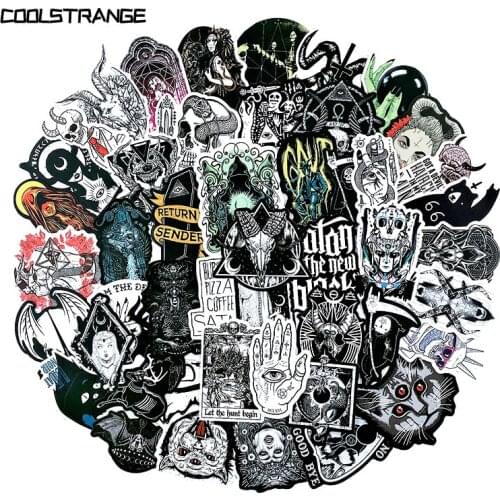 10/30/50Pcs Witch Demon Gothic Series Cartoon Stickers For DIY TOY Skateboard Laptop Bicycle Decals Scrapbook Skateboard Luggage