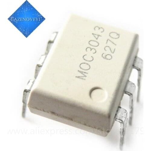 10pcs/lot MOC3043 3043 DIP-6 New original In Stock