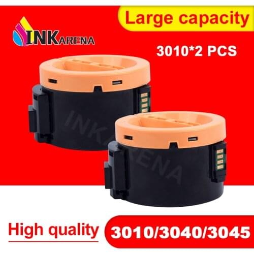 2PCS X Compatible for Xerox Phaser 3010 3040 WorkCentre 3045 Laser Toner Cartridge for 106R02182 106R02183 Full with Toner