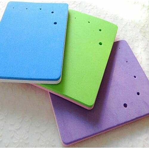 24.5*18.5cm Fondant Foam Sponge Pad Sugarcraft Cake Decorating Flowers Making Mat + 5Holes
