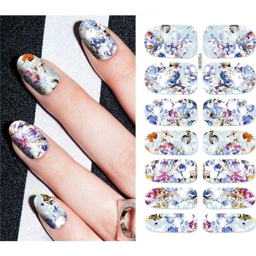 3D Stickers Snowflake Balck Flower Nail Stickers Nail Decals Manicure Stickers Nail Sticker Watermark Sticker For Nails Nail Art