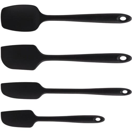 4Pcs Silicone Cream Butter Cake Spatula Scraper Mixer Home Kitchen Baking Tools
