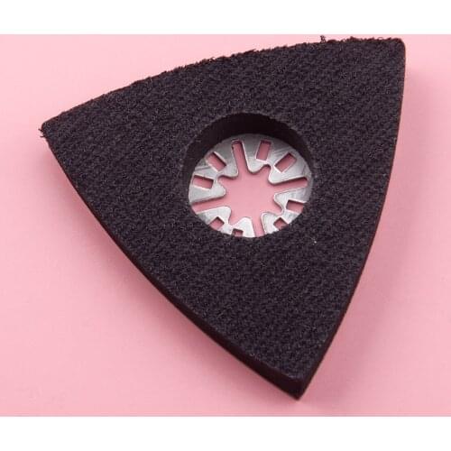 80mm Triangular Sanding Pad Fit for Fein Craftsman Ridgid Rockwell Westfalia Black & Decker Oscillating Power Multi Tool