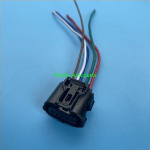 Free shipping 10/20/50/100pcs 5 Pin 6189-1046 auto waterproof connector with 15 cm 20AWG wire