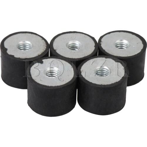 BQLZR 5 xDE M6 FemaleThread Rubber Anti Vibration Silentblock Air Compressors