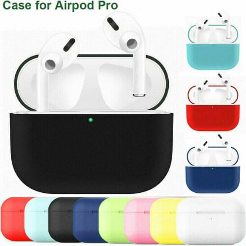 For Apple AirPods Pro Wireless Charging Earphone Headset Case Ultra Thin Soft Silicone Protective Cover Skin Water Drop