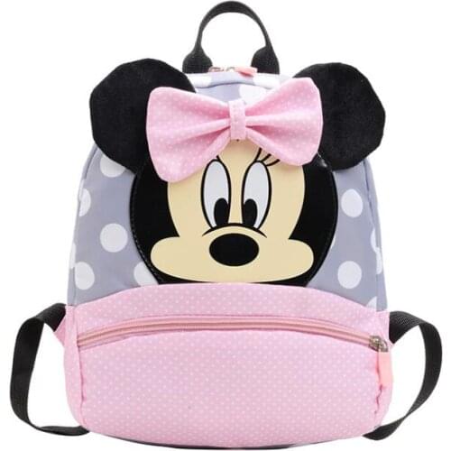 Disney Kids bag Kindergarten Backpacks Children Cartoon Mickey School Bags Minnie Backpack for girls Schoolbags Satchel Bolso