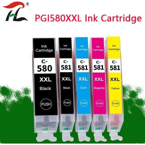 For canon 580 581 PGI-580 CLI-581 PGI580 580XL ink cartridge For canon PIXMA TR7550 TR8550 TR 7550 TS6150 TS6151 TS 6150 printer