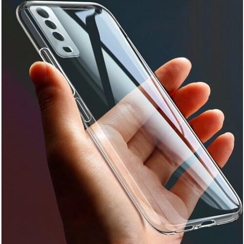 Funda Silicone Clear Phone Case for VIVO S7 S7E V20 Pro SE S7 E V20Pro V20SE Simple Transparent Soft Mobile Back Covers Original