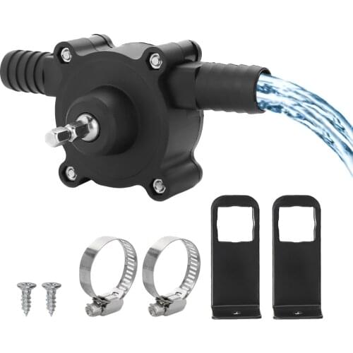 Mini Water Pump Portable Self-priming Electric Drill Pump with 6.35mm Shank for Home Garden