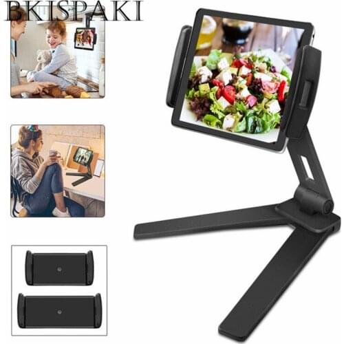 Wall Desk Tablet Stand Digital Kitchen Tablet Mount Stand Metal Bracket Smartphones Holders Fit For 5-13 inch Width Phone Holder