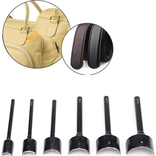 Semicircle Punching Stitching Cut Steel Leather Corner Cutter Length 11cm Manual Round Belt Strap Wallet Bag Leather Punch Tool
