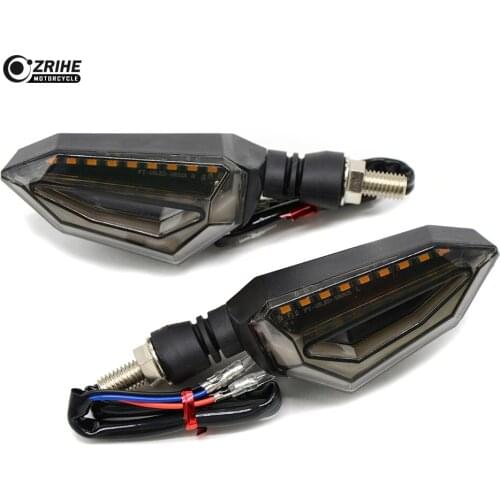 2Pcs/1Pair Universal LED Motorcycle Turn Signal Light For Kawasaki ER6F ER6N ER 6N 6F VERSYS 1000 ZZR600