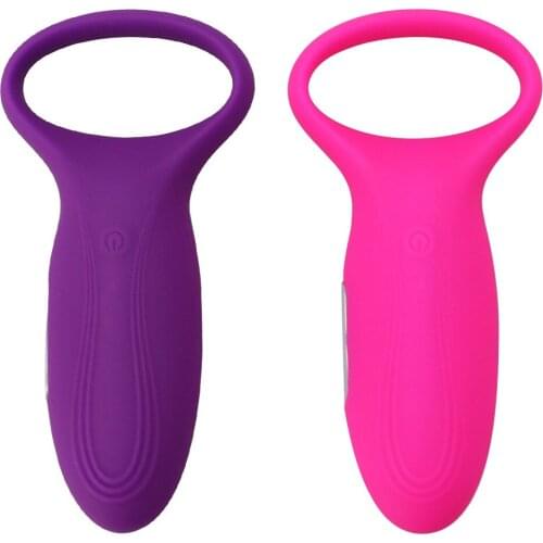 Penis Ring Vibrator USB Recharge Sex Toys for Men Male Cock Rings Sex Toys for Couple 7Speed Vibrator Waterproof Sex Ring